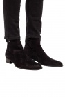 Saint Laurent BLACK 'Wyatt Jodhpur' ankle boots