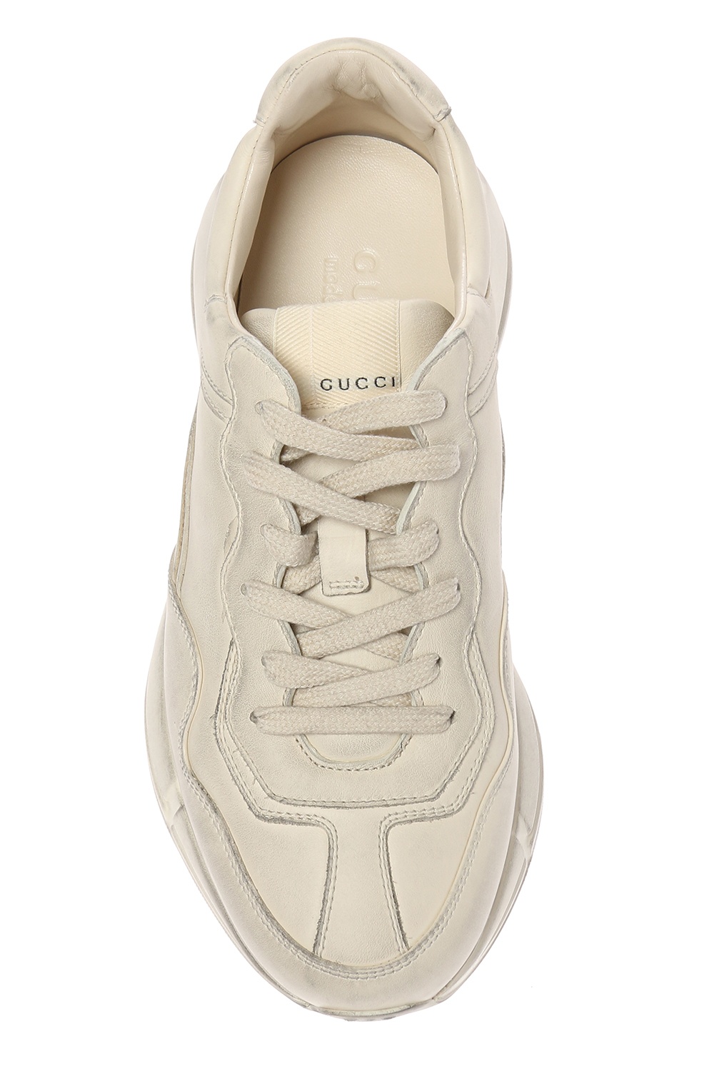 Gucci 'Rhyton' sport saga shoes on the platform