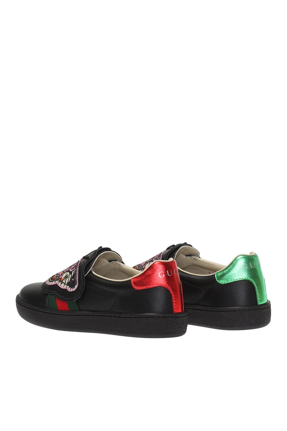 gucci butterfly sneakers