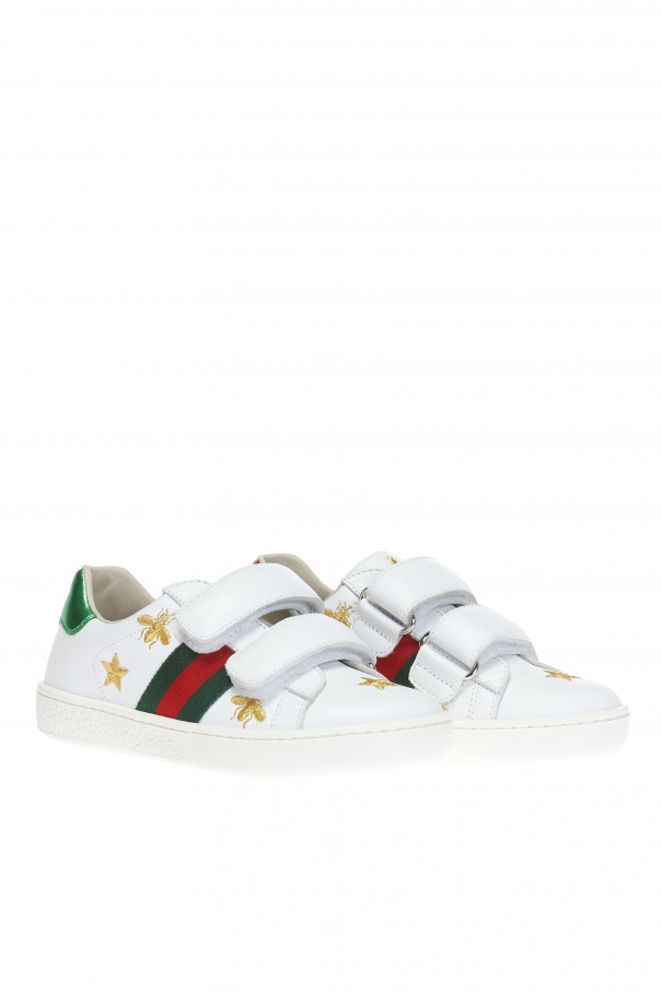 gucci mini Kids Embroidered sneakers