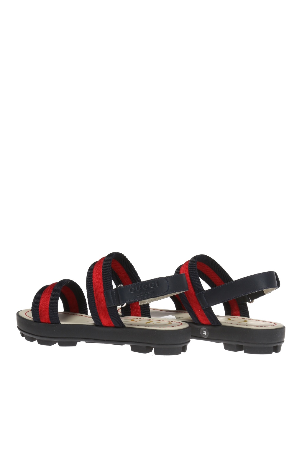 Gucci Kids Web strap sandals, RvceShops Revival