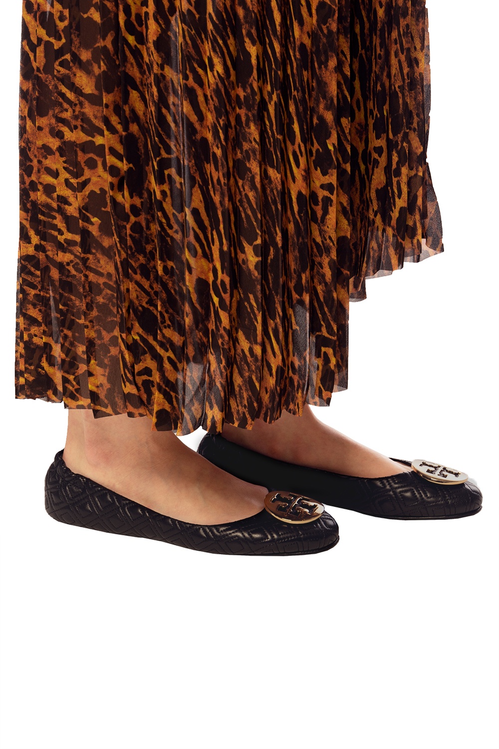 Tory Burch Leather ballet flats