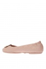 Tory Burch Leather ballet flats with logo