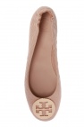 Tory Burch Leather ballet flats with logo