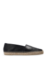 Saint Laurent BLACK ‘Toscano’ espadrilles with logo