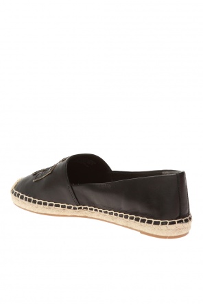 Tory Burch Branded leather espadrilles