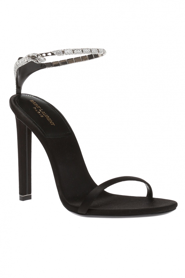 saint laurent kate snake heels