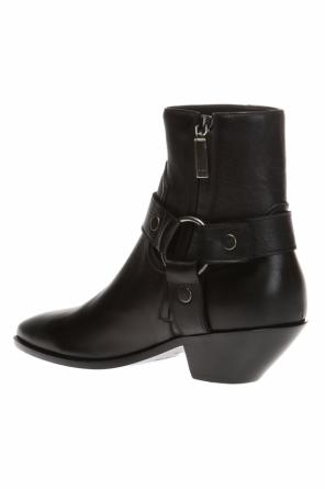 Saint Laurent 'West Harness' ankle boots with straps