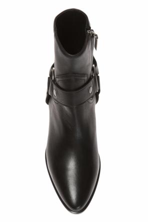 Saint Laurent 'West Harness' ankle boots with straps