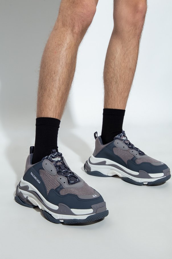 BALENCIAGA Triple S Full Wash leather free lowtop laceup sneakers   Bongenie Grieder Outlet