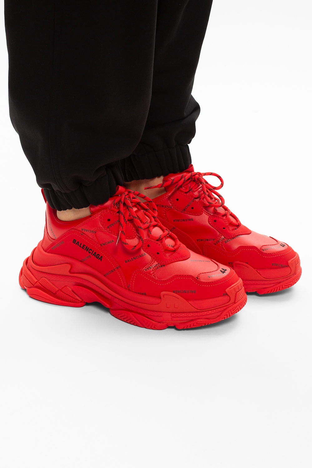 Balenciaga Phantom Low Top Sneakers in Red for Men  Lyst