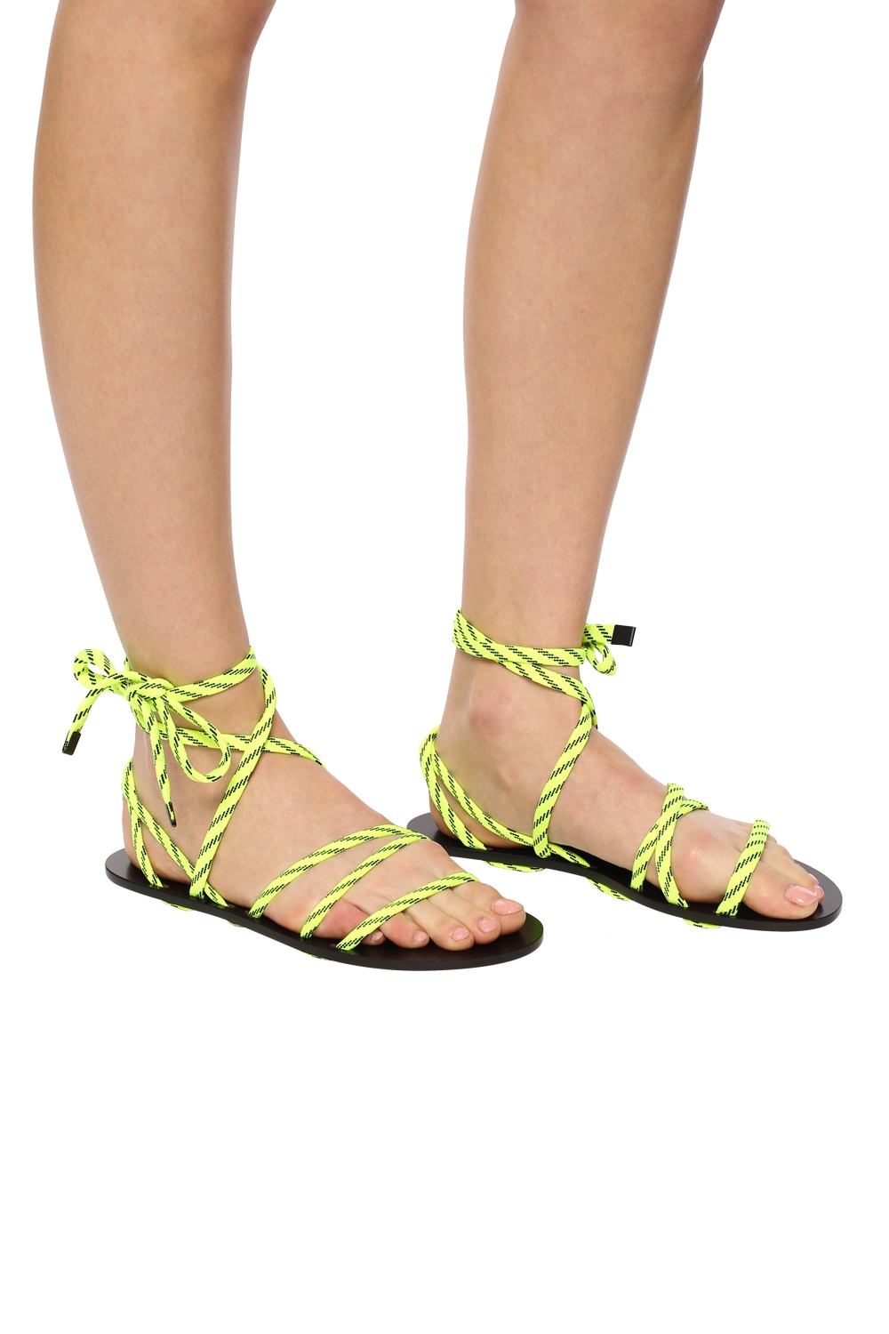 balenciaga shoe lace sandals