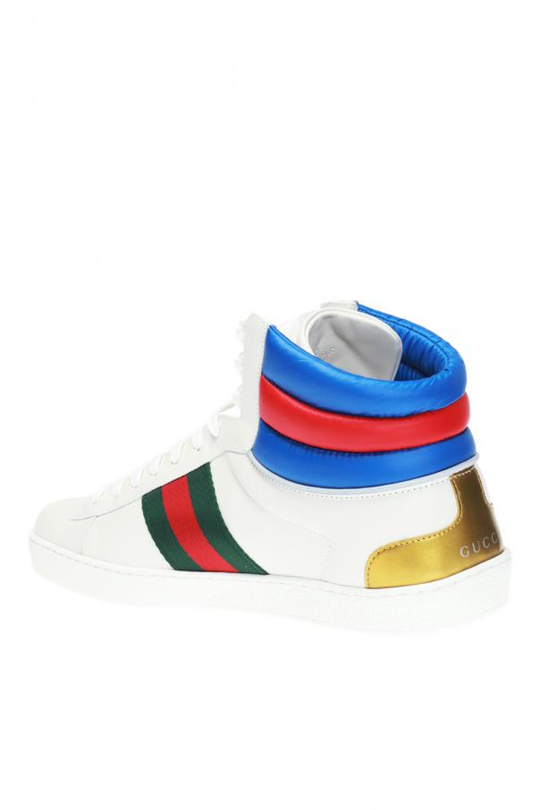 gucci ace high top sneakers