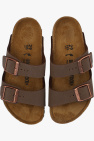 Birkenstock Kids BROWN ‘Arizona’ slides