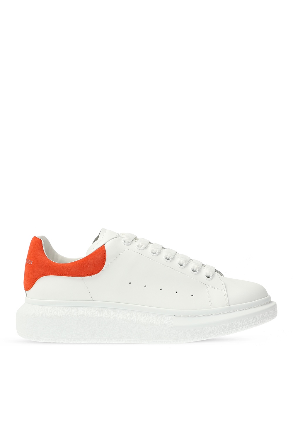 orange alexander mcqueen sneakers