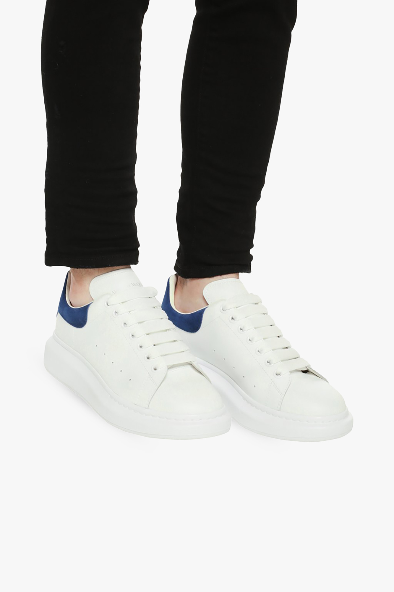 Alexander McQueen Sneakers with suede insert