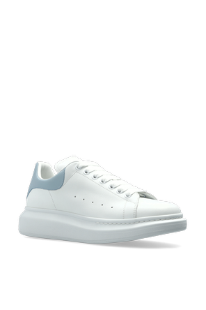 Alexander McQueen Kožené športové topánky s logom