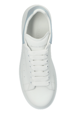 Alexander McQueen Kožené športové topánky s logom