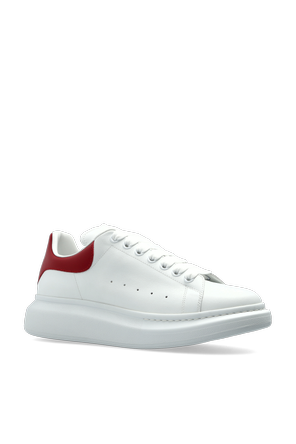 Alexander McQueen Kožené športové topánky s logom