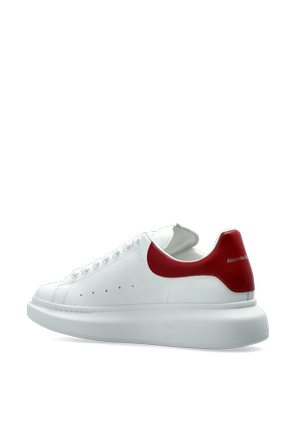 Alexander McQueen Kožené športové topánky s logom