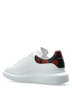 Alexander McQueen Leather sport shoes with logo