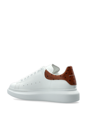 Alexander McQueen Kožené športové topánky s logom