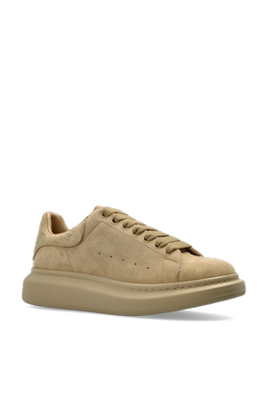 Alexander McQueen Kožené športové topánky s logom