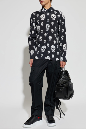 Alexander McQueen Leather sports shoes