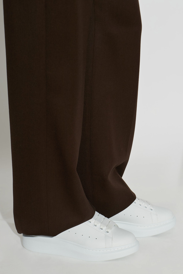 Alexander McQueen Leather shoes with logo