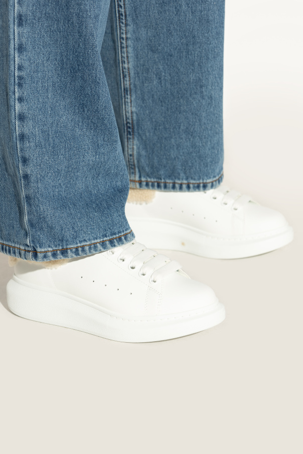 Alexander McQueen Zapatillas deportivas con talón de piel