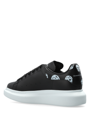 Alexander McQueen Ténis desportivos em pele com logótipo