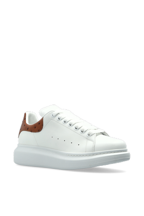 Alexander McQueen Leather sneakers with logo
