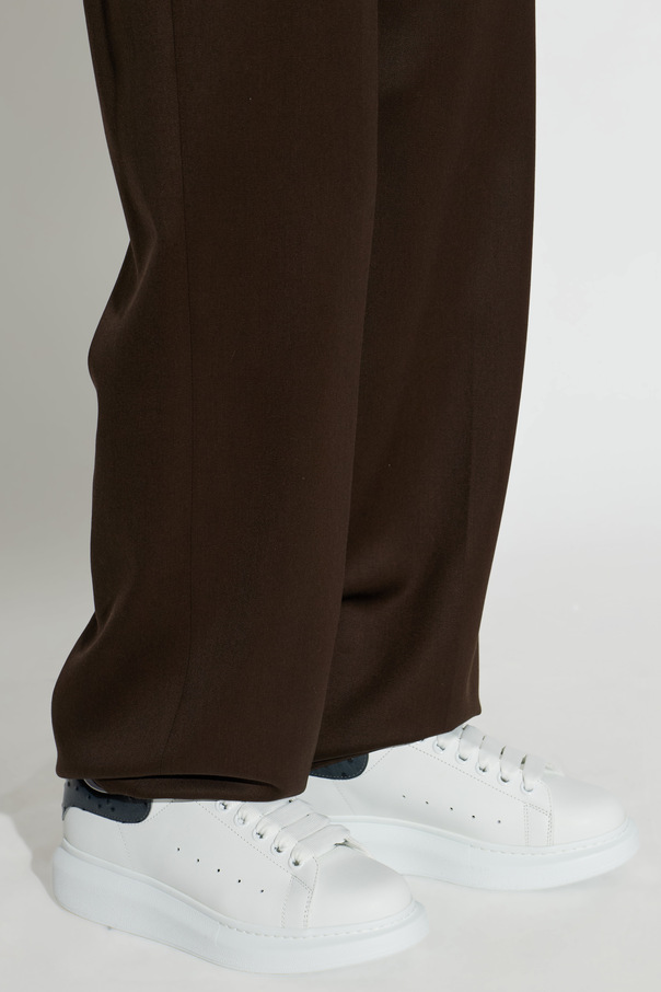 Alexander McQueen Leather shoes with logo