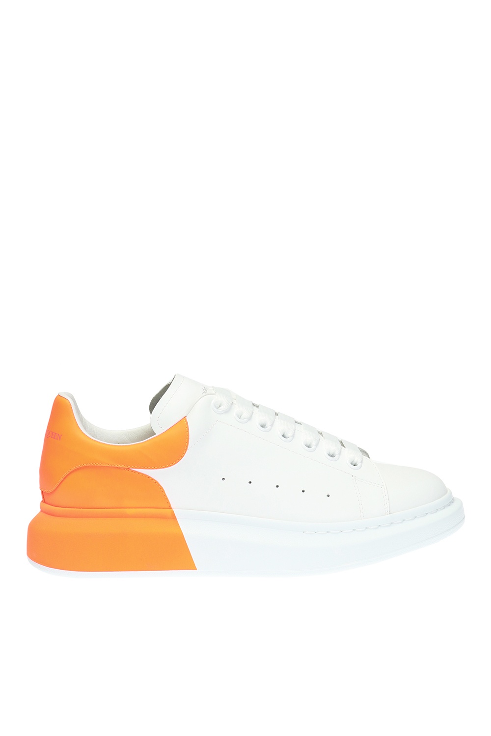 alexander mcqueen orange shoes