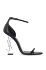 Saint Laurent BLACK 'Opyum' heeled sandals