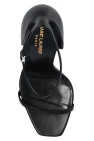 Saint Laurent BLACK 'Opyum' heeled sandals