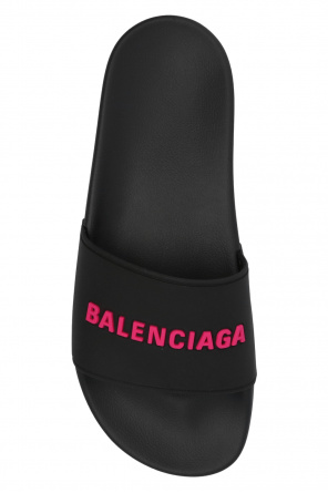 Balenciaga Rubber slides with logo