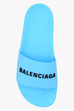 Balenciaga raffia 90mm wedged sandals