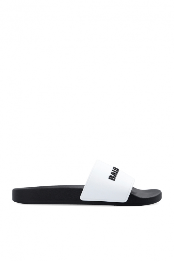 Balenciaga Slides with logo