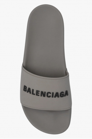 Balenciaga Gumowe klapki z logo