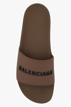 Balenciaga Slides with logo