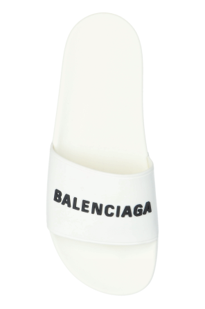 Balenciaga ‘Pool’ slides with logo