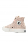 Converse cream ‘Sherpa Chuck Taylor Platform’ sneakers