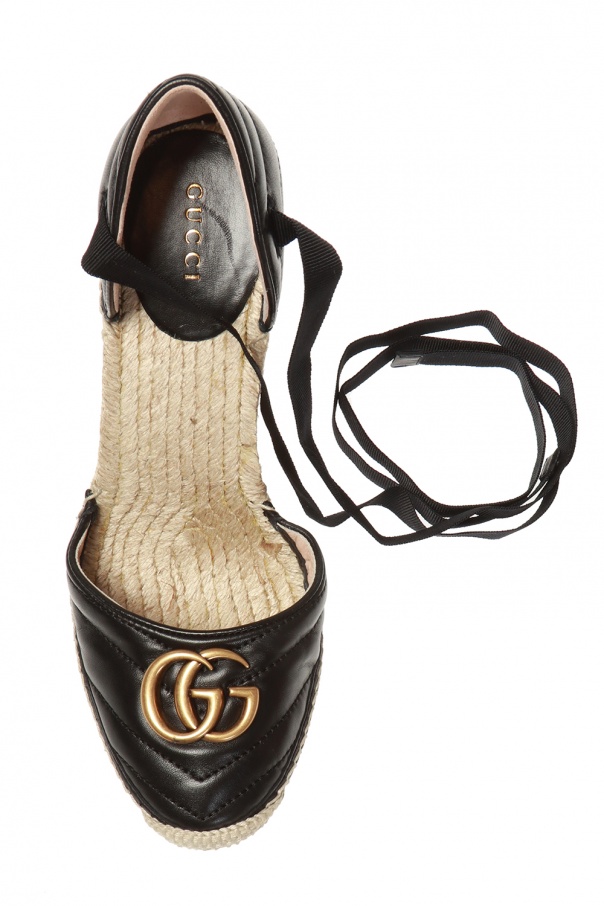 Black Wedge sandals Gucci - Vitkac TW