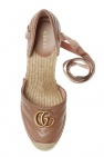 Gucci beige Wedge espadrilles