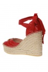 Gucci RED Quilted wedge shoes