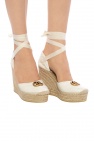 Gucci WHITE Quilted wedge shoes