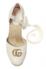 Gucci WHITE Quilted wedge shoes