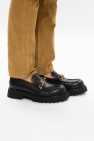 gucci shoulder Horsebit loafers