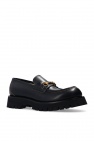 gucci shoulder Horsebit loafers